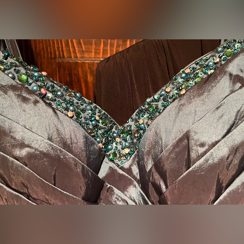 Women size 10 formal dress tag price$800 offers a $steal for what youre getting - Picture 2 of 14